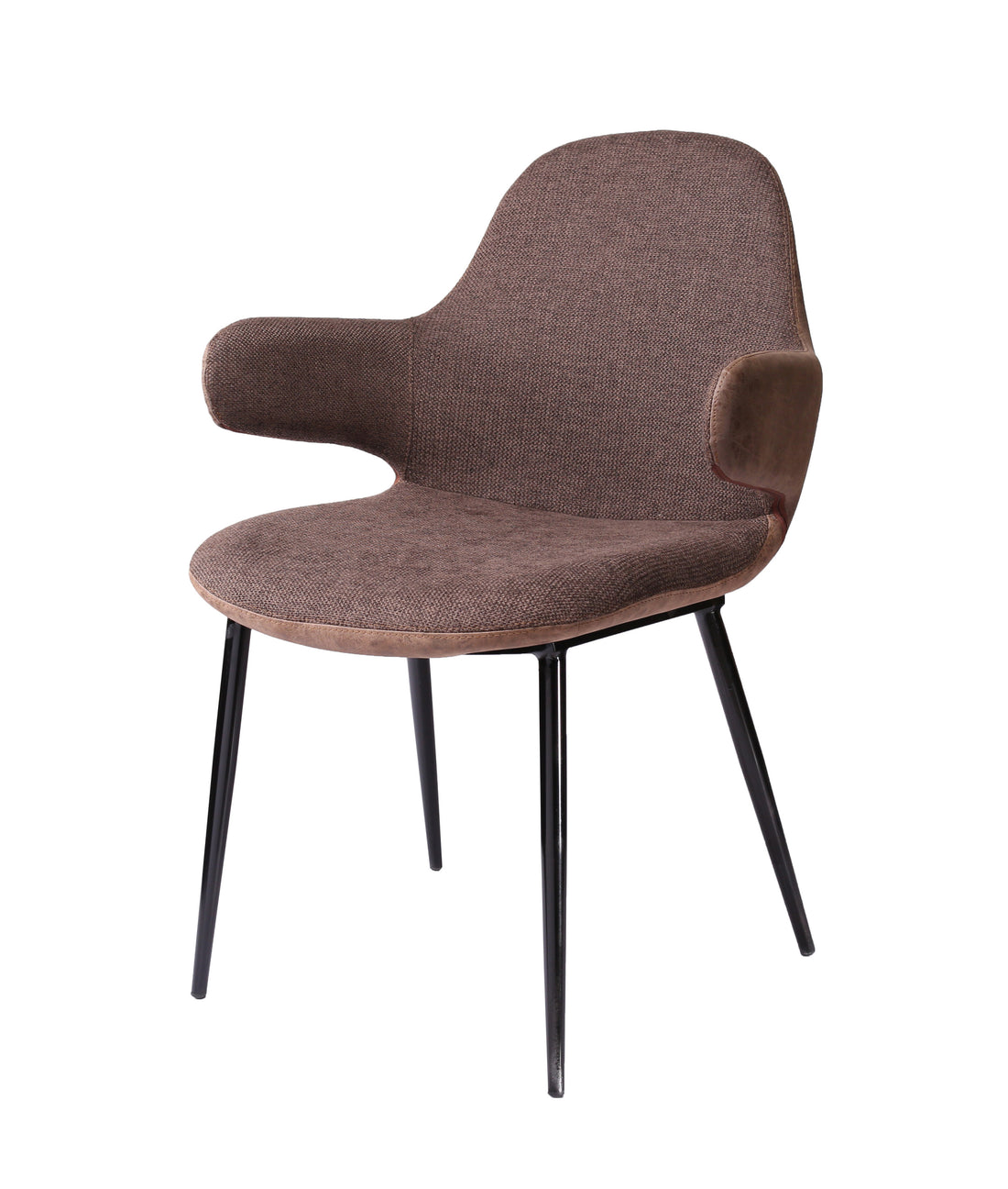 Bontura Modern Brown Fabric & fabric Accent Chair