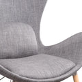 Britt Modern Grey Fabric Accent Chair