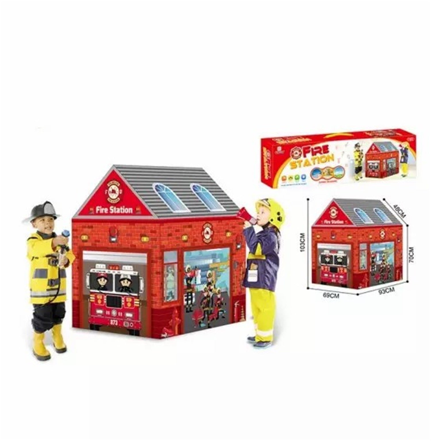 Tent for Kids,Firemen Play Tent, Kids Tent Indoor