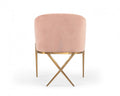 Mancos Modern Pink Velvet Accent Chair