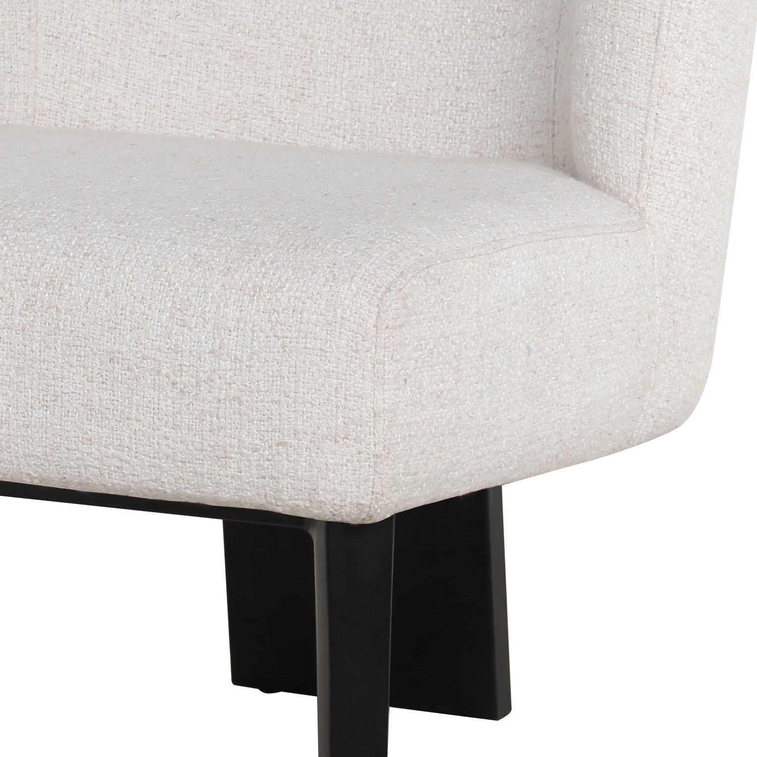 Divani Casa Ladean Modern White Accent Chair