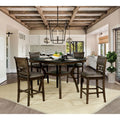 Beautiful Transitional Counter Height Dining Chairs warm grey-gray-dining