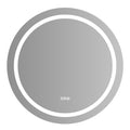 24 Inch Led Round Bathroom Mirror - Transparent