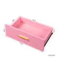 Pink Modern Simple Hair Desk, Multi Layer Storage