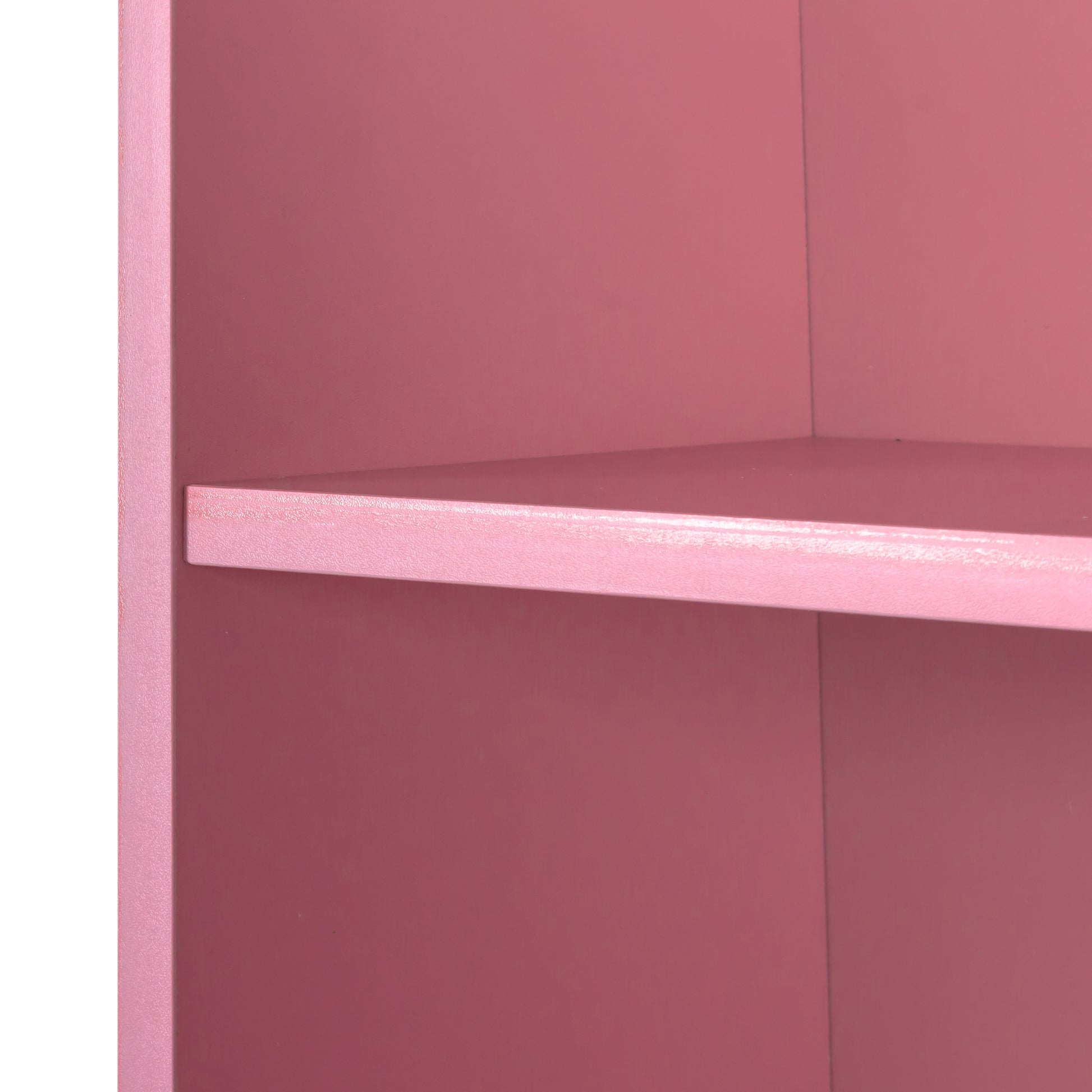 Pink Modern Simple Hair Desk, Multi Layer Storage