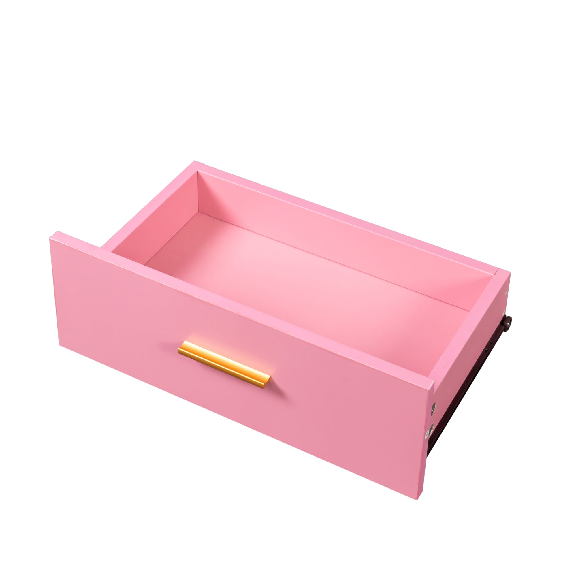 Pink Modern Simple Hair Desk, Multi Layer Storage