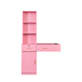 Pink Modern Simple Hair Desk, Multi Layer Storage