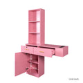 Pink Modern Simple Hair Desk, Multi Layer Storage