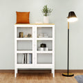 Two door Three tier Shelf Bookcase Cabinet