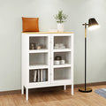 Two door Three tier Shelf Bookcase Cabinet