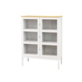 Two door Three tier Shelf Bookcase Cabinet