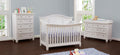 Glendale 4 in 1 Convertible Crib Pure White white-solid wood