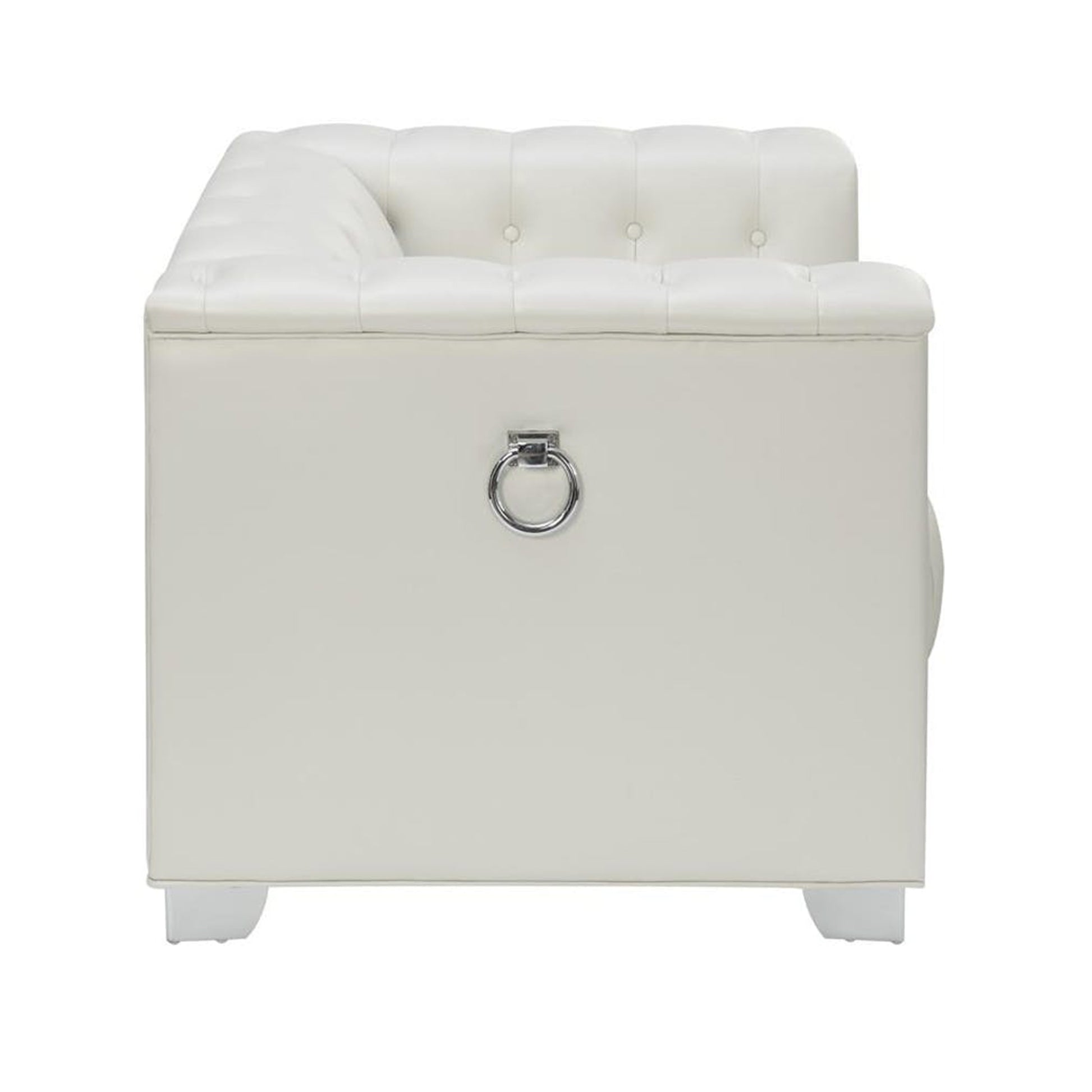 Impressively Styled Chair, White