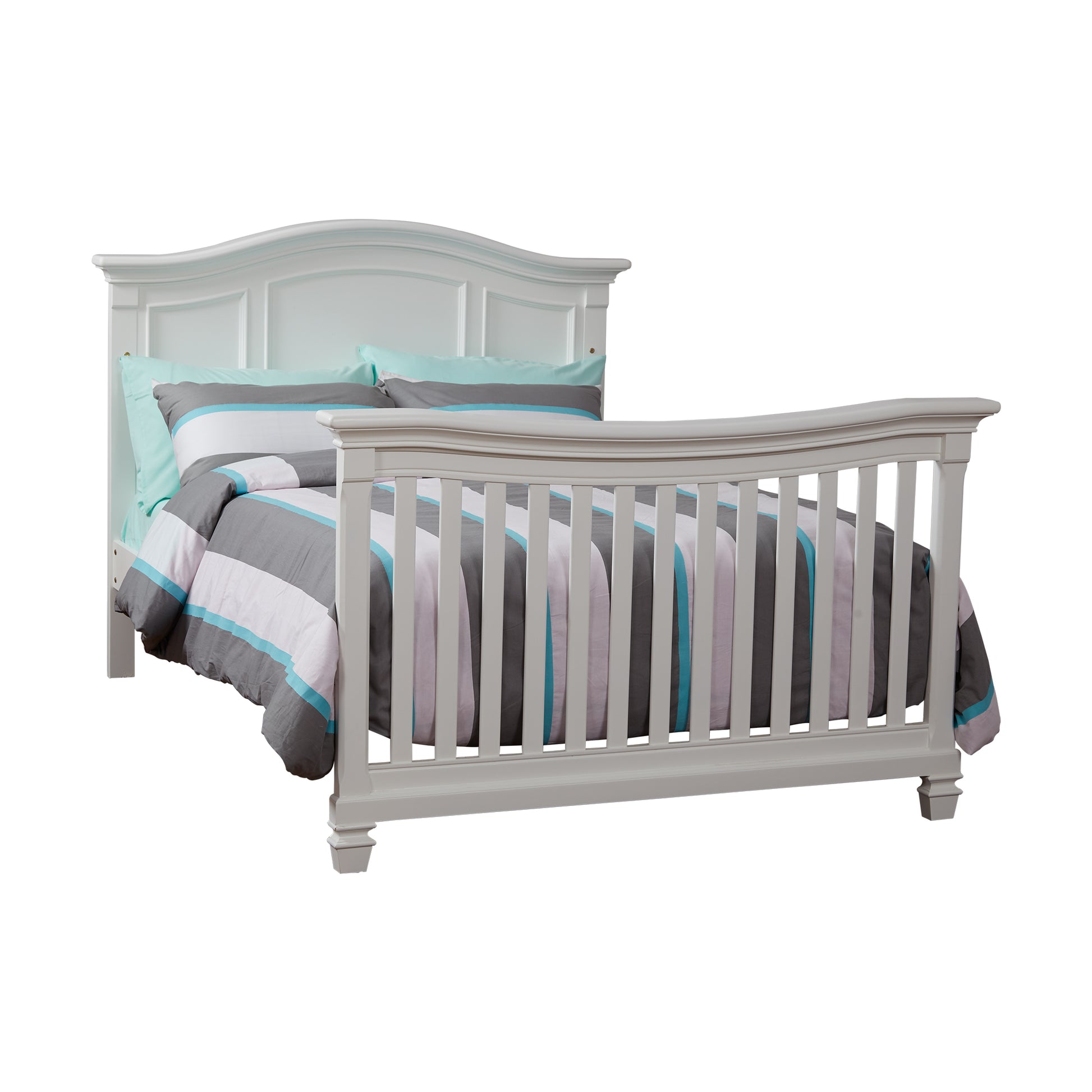 Glendale 4 in 1 Convertible Crib Pure White white-solid wood