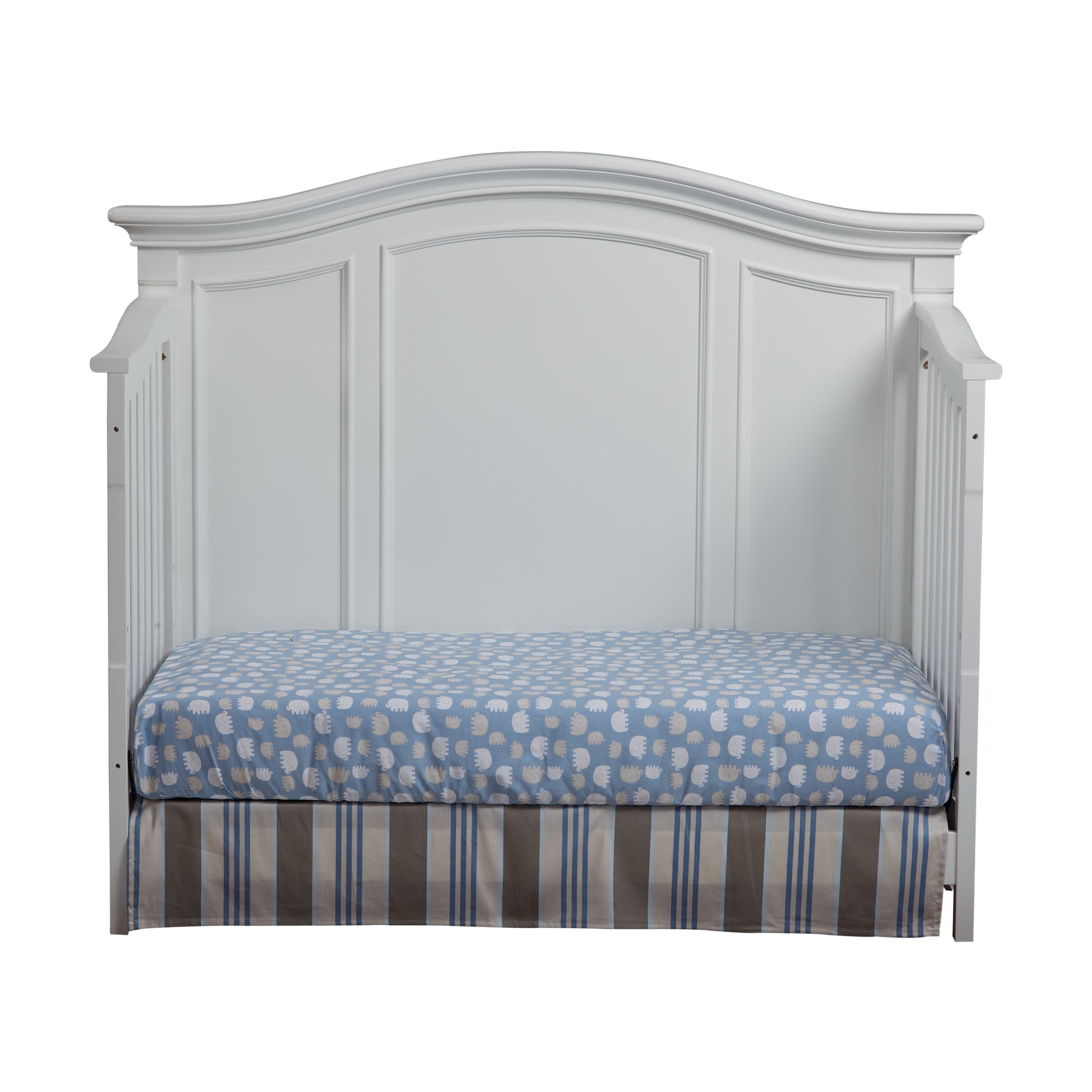 Glendale 4 in 1 Convertible Crib Pure White white-solid wood