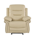 Leather Air Upholstered Chair with Fiber