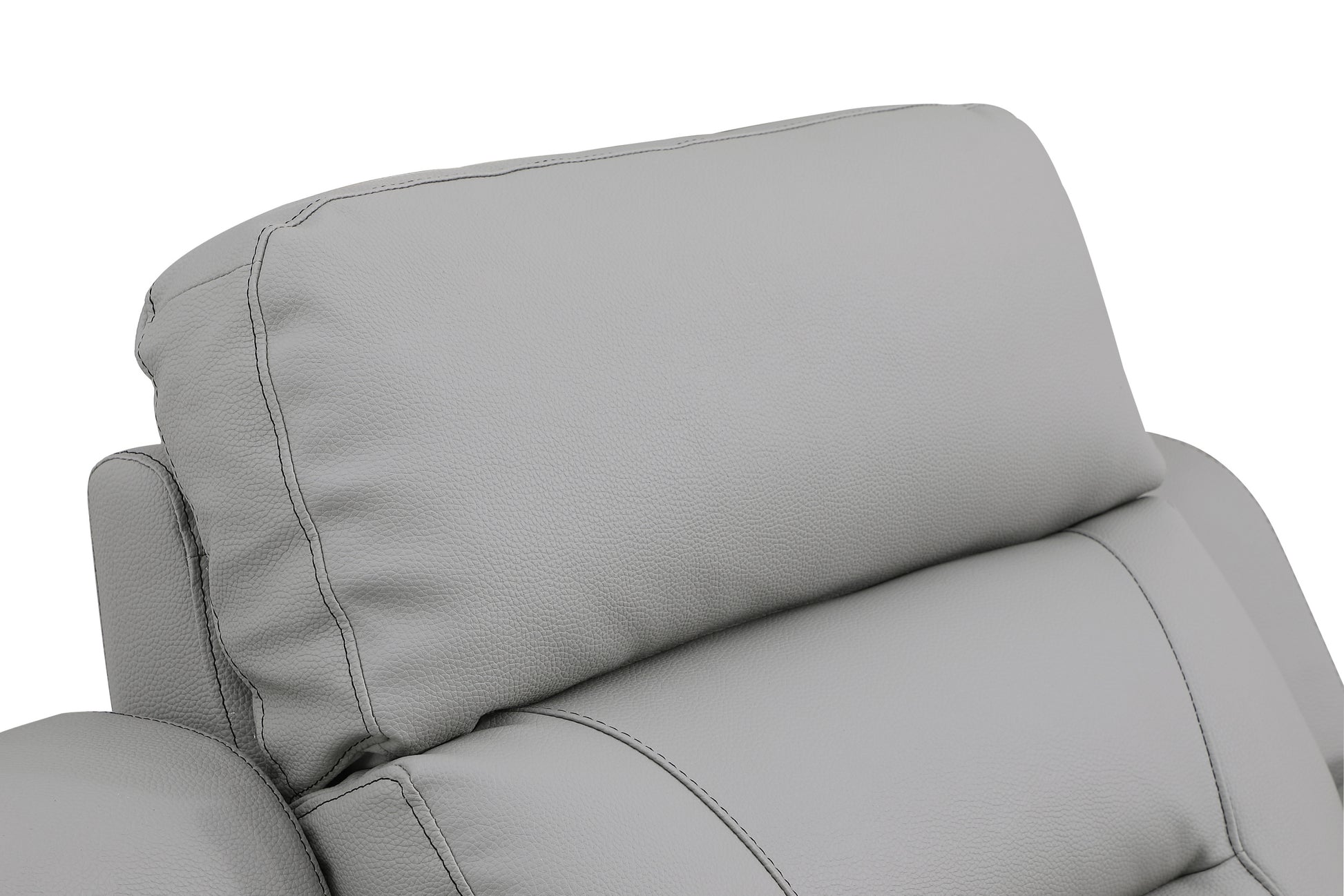 Modern Reclining Leather Air Upholstered