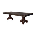 Formal Traditional Dining Table 1pc Dark Cherry Finish cherry-dining room-european-traditional-wood