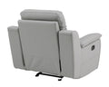 Modern Reclining Leather Air Upholstered