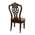 Formal Traditional Dining Chairs 2pc Set Dark Cherry cherry-dining room-european-traditional-side