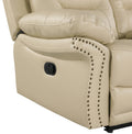 Leather Air Upholstered Chair with Fiber