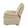 Leather Air Upholstered Chair with Fiber