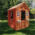 All Wooden Kids Playhouse With 2 Windows And