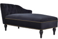 Video 58''Velvet Chaise Lounge,Button Tufted