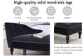 Video 58''Velvet Chaise Lounge,Button Tufted