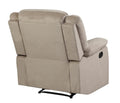 Transitional Microfiber Fabric Recliner