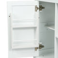 Kitchen Cart with Rubber wood Drop Leaf Countertop white-mdf