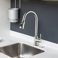 Touch Kitchen Faucet with Pull Down Sprayer brushed nickel-stainless steel