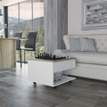 Peterson 1 Drawer 1 Shelf Lift Top Coffee Table White white-particle board