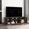 Brock Rectangle 2 Door Tv Stand Dark Walnut