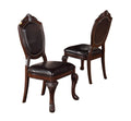 Royal Majestic Formal Set of 2 Side Chairs Brown Color brown-brown-dining room-luxury-traditional-dining