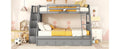 Twin Over Full Bunk Bed With Drawers Ladder And -