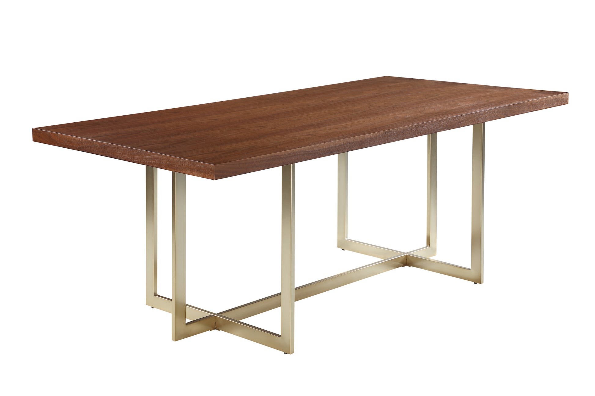 Woker Furniture 71"x35.5"x30" Contemporary Walnut