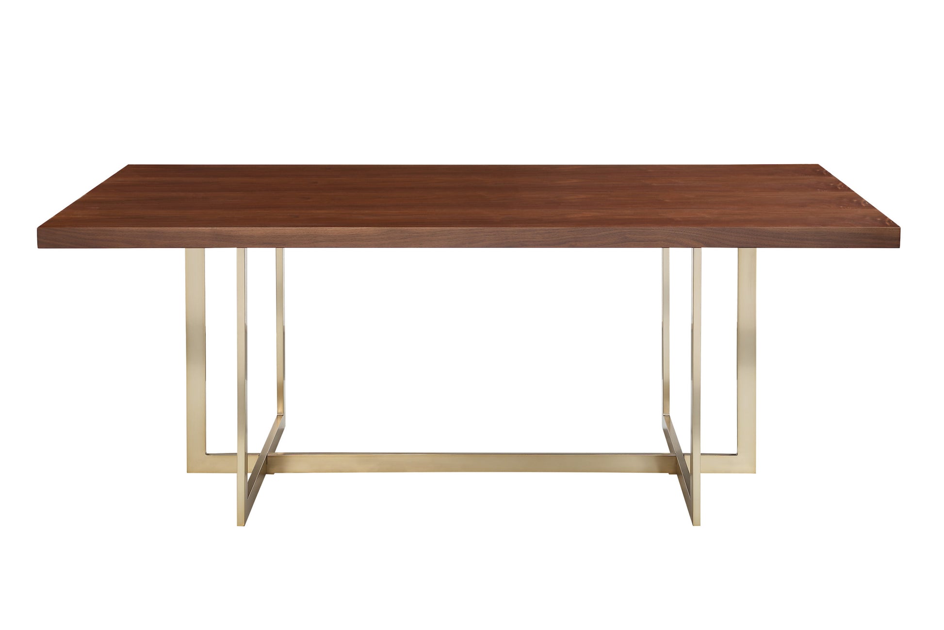 Woker Furniture 71"x35.5"x30" Contemporary Walnut