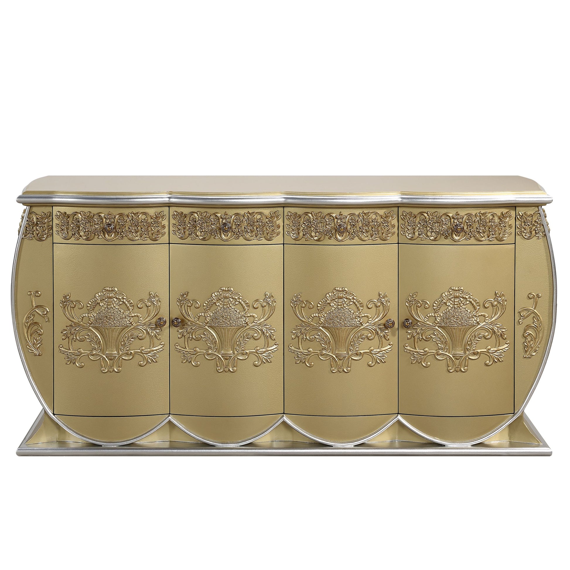 ACME Bernadette SERVER Gold Finish DN01473 gold-mdf