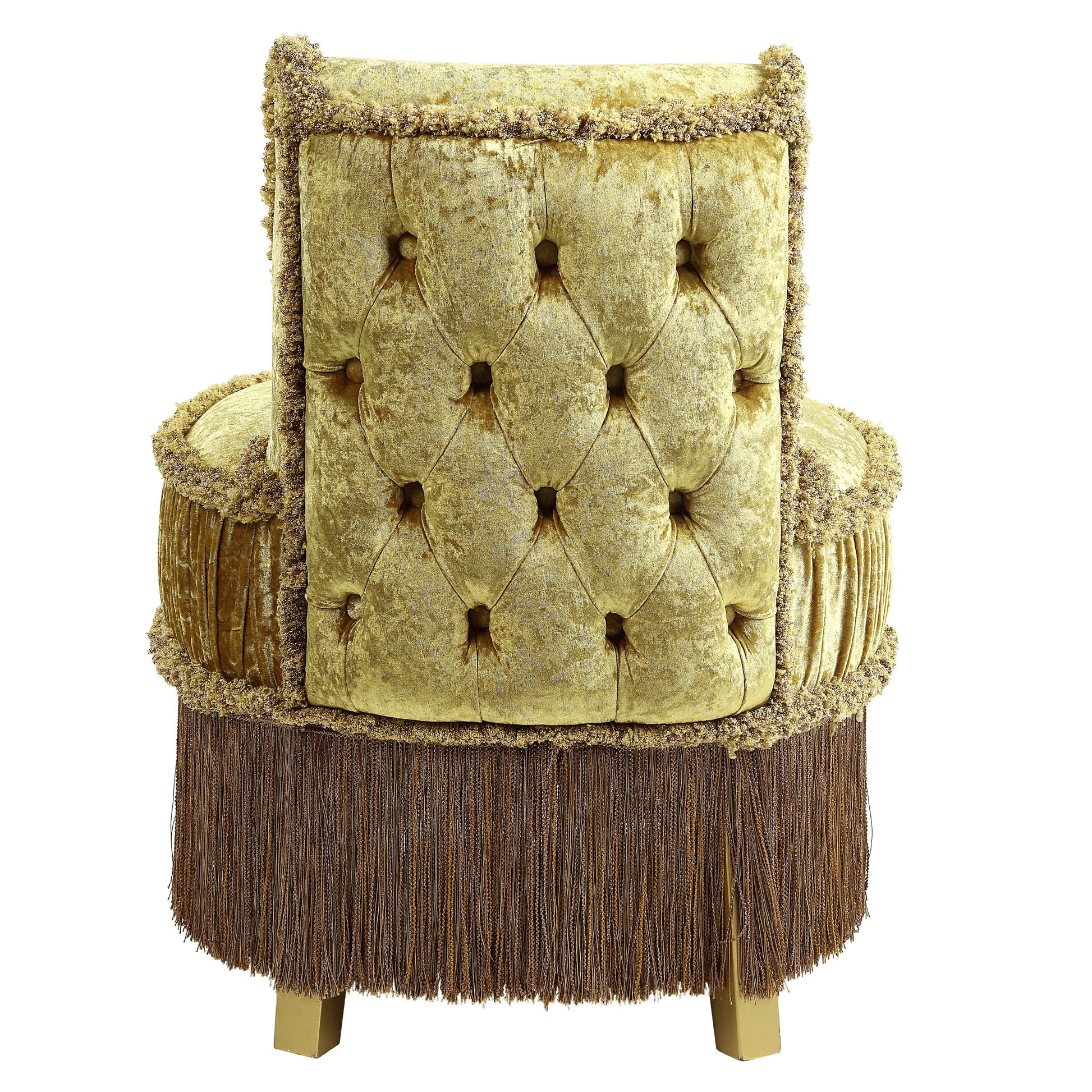 ACME Bernadette STOOL Gold Finish BD01478 gold-mdf