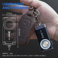 G2 mini flashlight key chain,5 modes small Led black-plastic