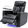 Premium Power Recliner With Storage Arms,