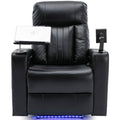 Premium Power Recliner With Storage Arms,