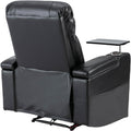 Premium Power Recliner With Storage Arms,