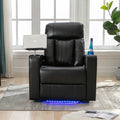 Premium Power Recliner With Storage Arms,