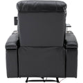 Premium Power Recliner With Storage Arms,