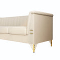 FX P82 BE sofa Modern Chenille Sofa, 82.67