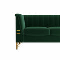 FX P82 GR sofa 82.67'' W Velvet Sofa, Mid Century Sofa green-velvet