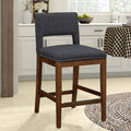 Rockwell Grey Counter Stool dawn grey-foam-solid wood