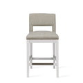 Rockwell Grey Counter Stool taupe-foam-solid wood